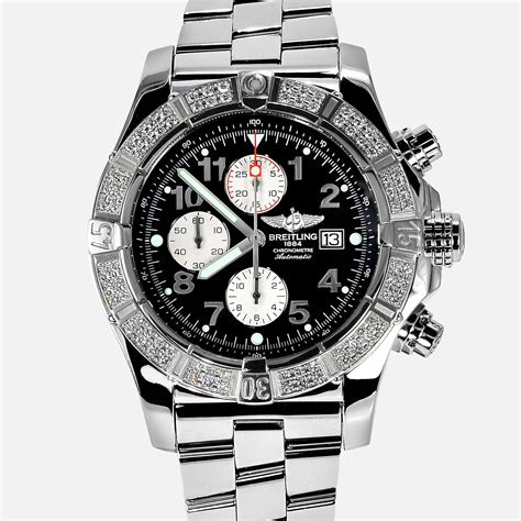 breitling super avenger diamond ebay|Breitling super avenger 2 48mm.